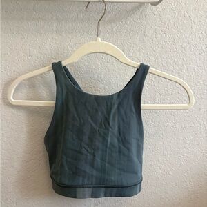 lululemon athletica Green Fitted Crop Tank Top